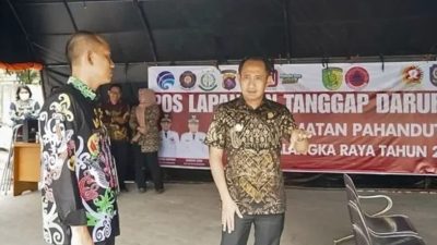 Walikota Palangka Raya Fairid Naparin Cek Kesiapan Posko Karhutla: Api Harus Dicegah Sebelum Membesar