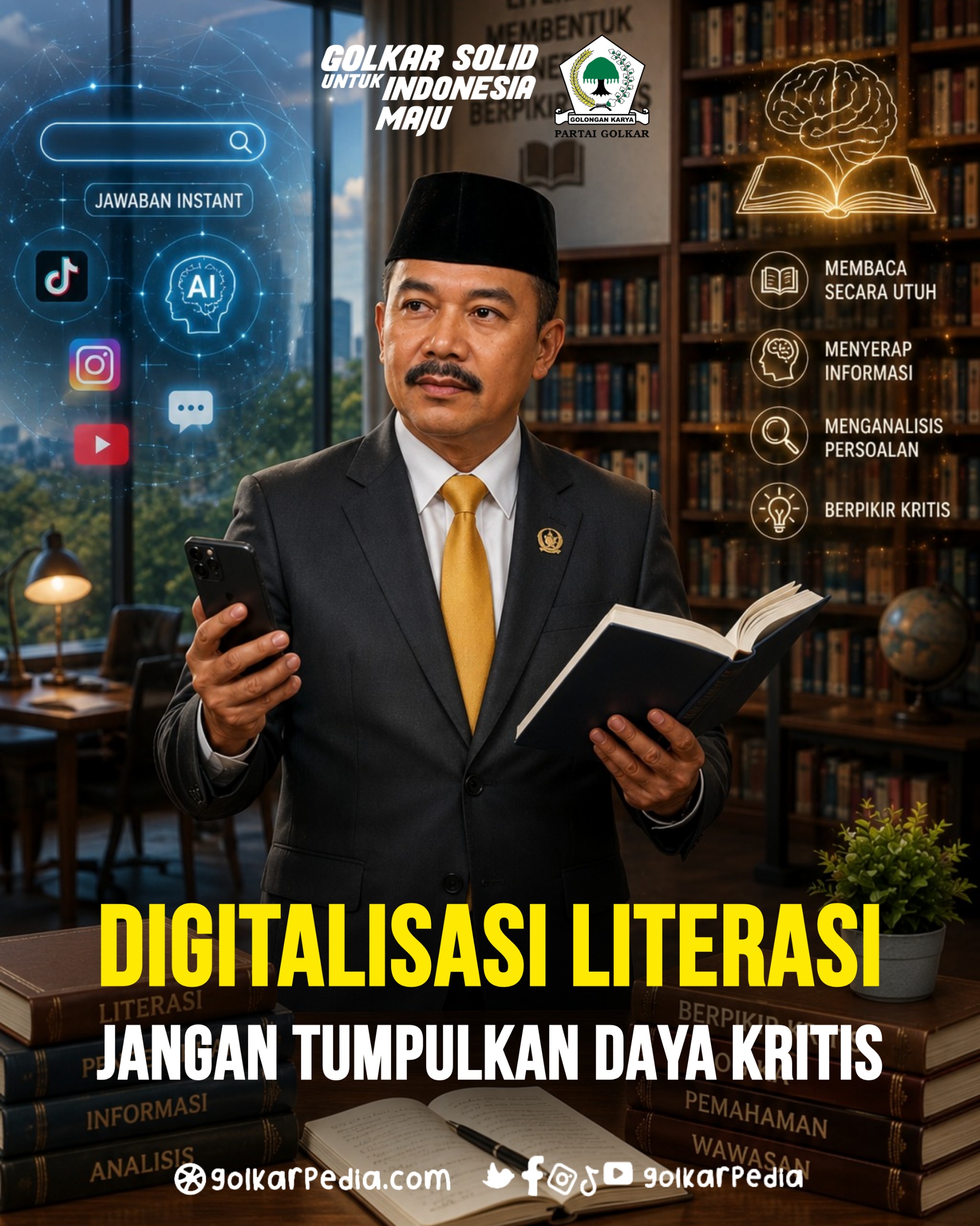 Agung Widyantoro Wanti-wanti Bahaya AI: Jangan Sampai Ketajaman Berpikir Generasi Muda Jadi Tumpul
