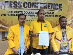 Bursa Ketua Partai Golkar Jakarta Barat Hanya Diisi Satu Nama, Ryanald Jonathan Lolos Verifikasi