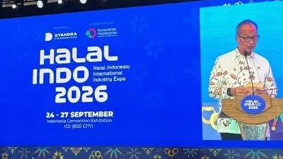 Halal Indo 2026 Digelar, Menperin Agus Gumiwang Dorong Industri Halal Tembus Pasar Global