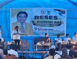 Reses Ridwan Bae di Konawe Selatan, Warga Lamomea Sampaikan Aspirasi Infrastruktur