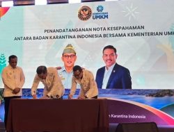 Menteri Maman Abdurrahman Gandeng Barantin, Produk UMKM Sulteng Dibidik Tembus Pasar Global
