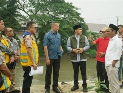 Cegah Banjir Berulang, Musa Rajekshah Kawal Pembangunan Dinding Penahan Sungai di Tebing Tinggi