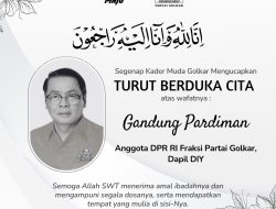 Kabar Duka dari Yogyakarta, Anggota Fraksi Partai Golkar DPR RI Gandung Pardiman Berpulang
